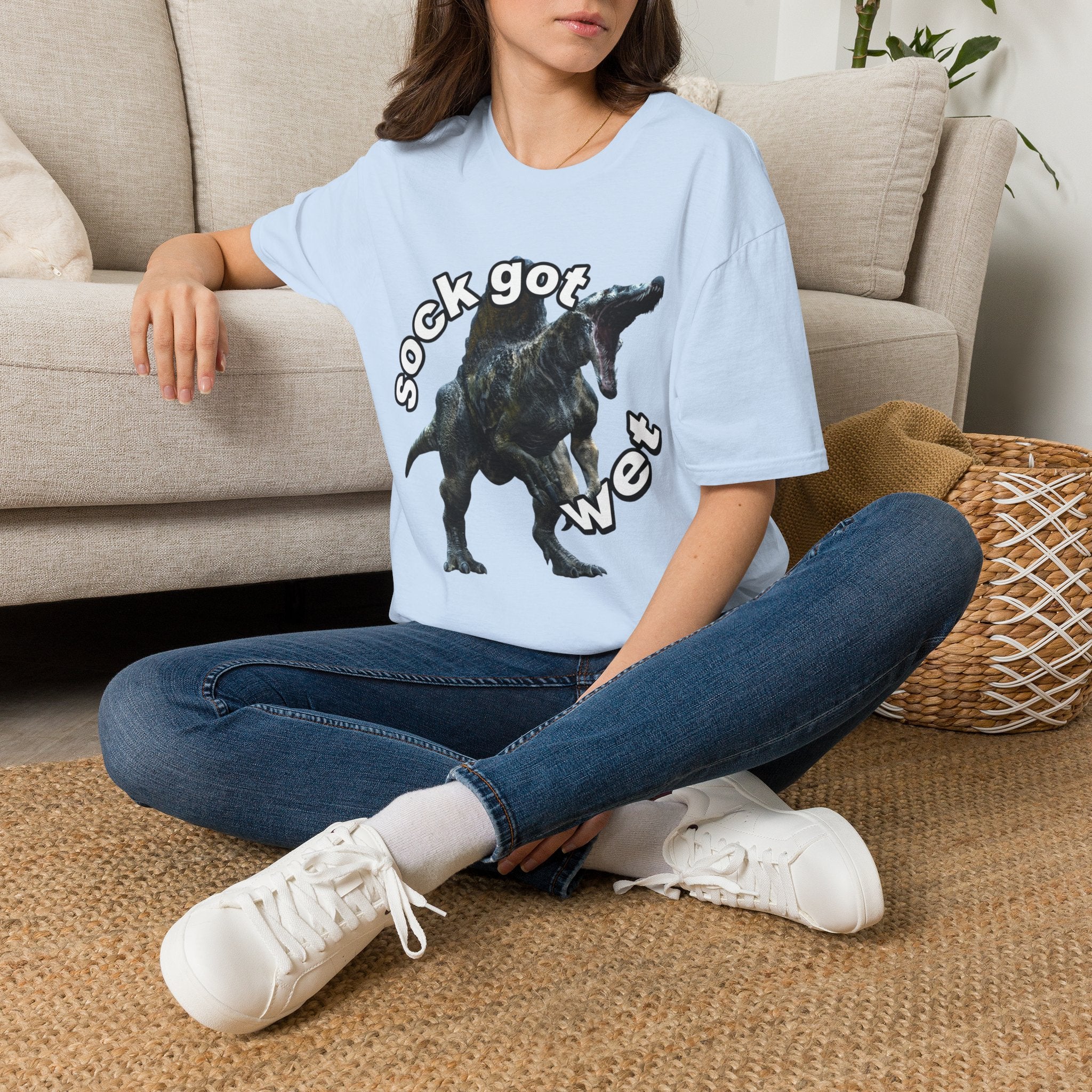 Sock Got Wet T-Shirt — Funny Wet Dog Graphic Tee