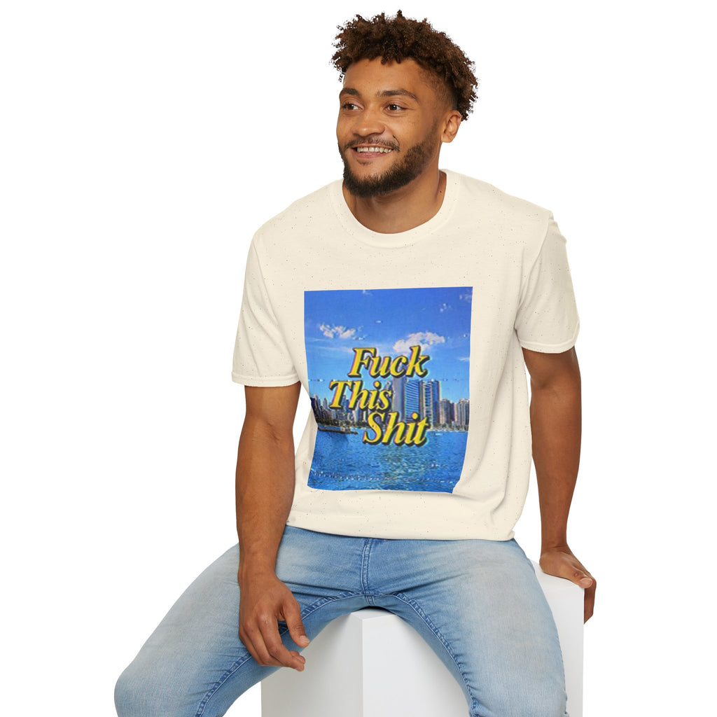 T‑Shirt — "Fuck This Shit" Retro Beach Graphic Tee