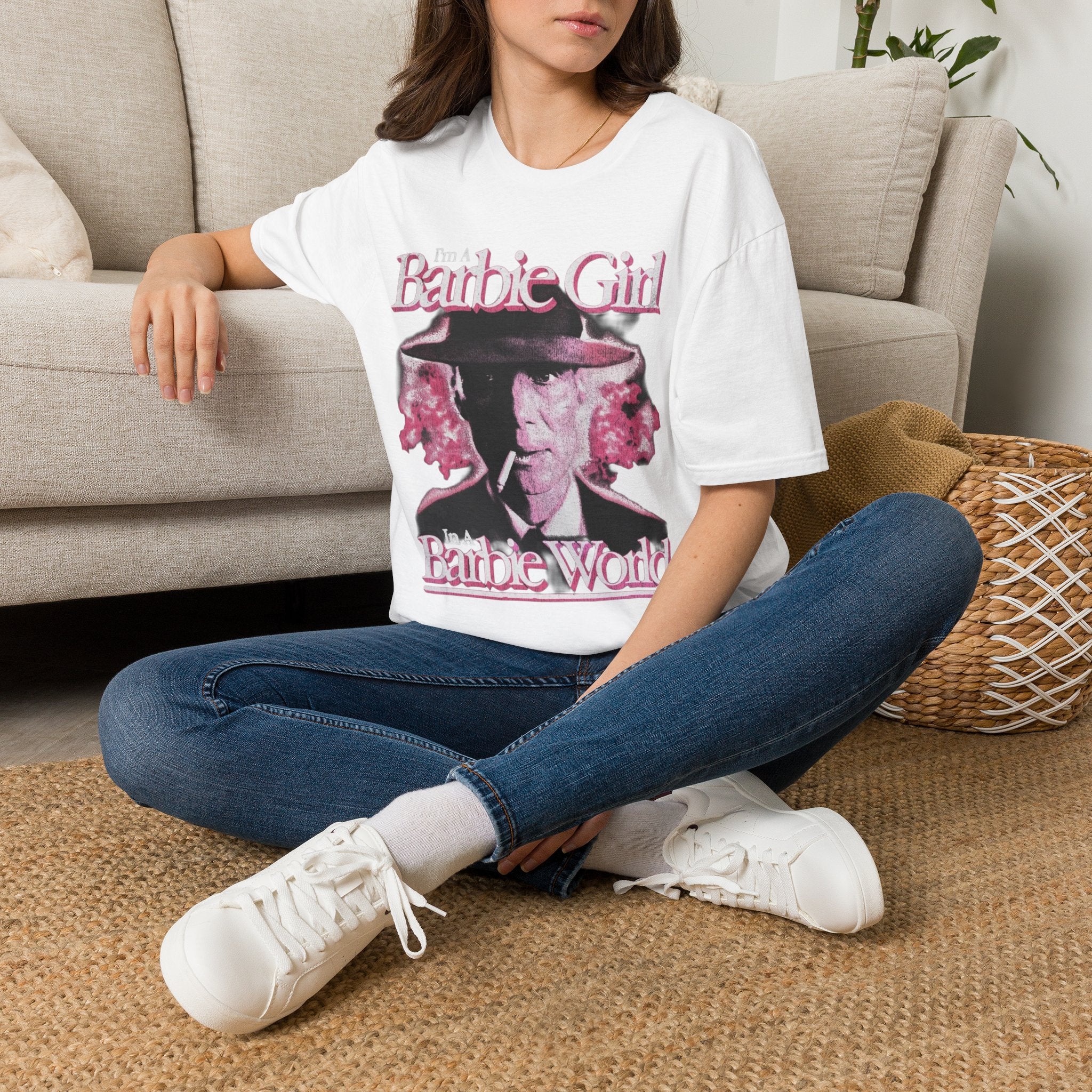 Barbie Girl Graphic T-Shirt — Retro Pink Vintage Pop Design