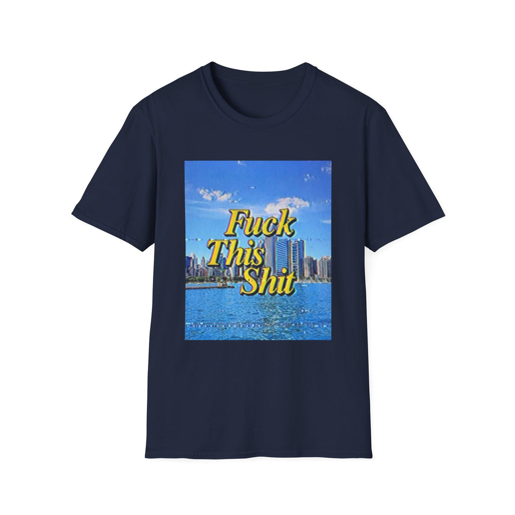 T‑Shirt — "Fuck This Shit" Retro Beach Graphic Tee