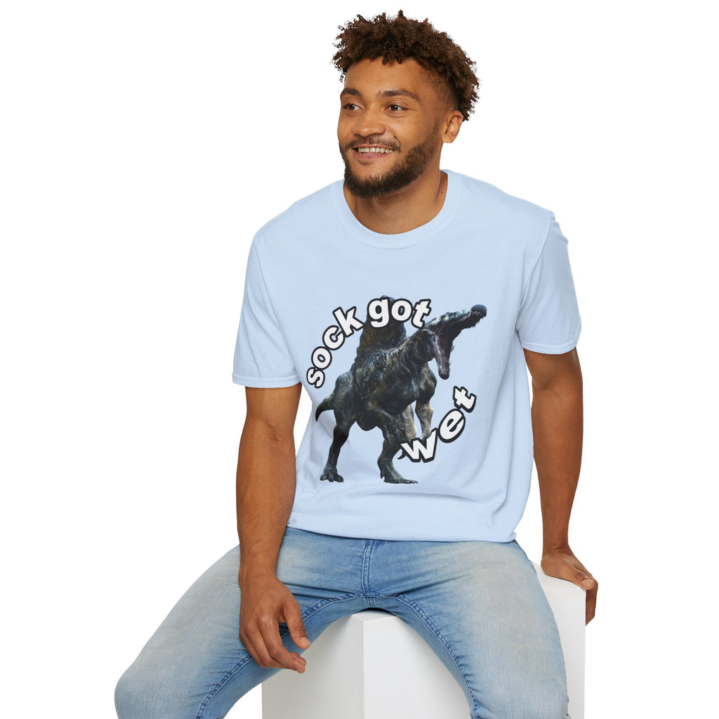 Sock Got Wet T-Shirt — Funny Wet Dog Graphic Tee