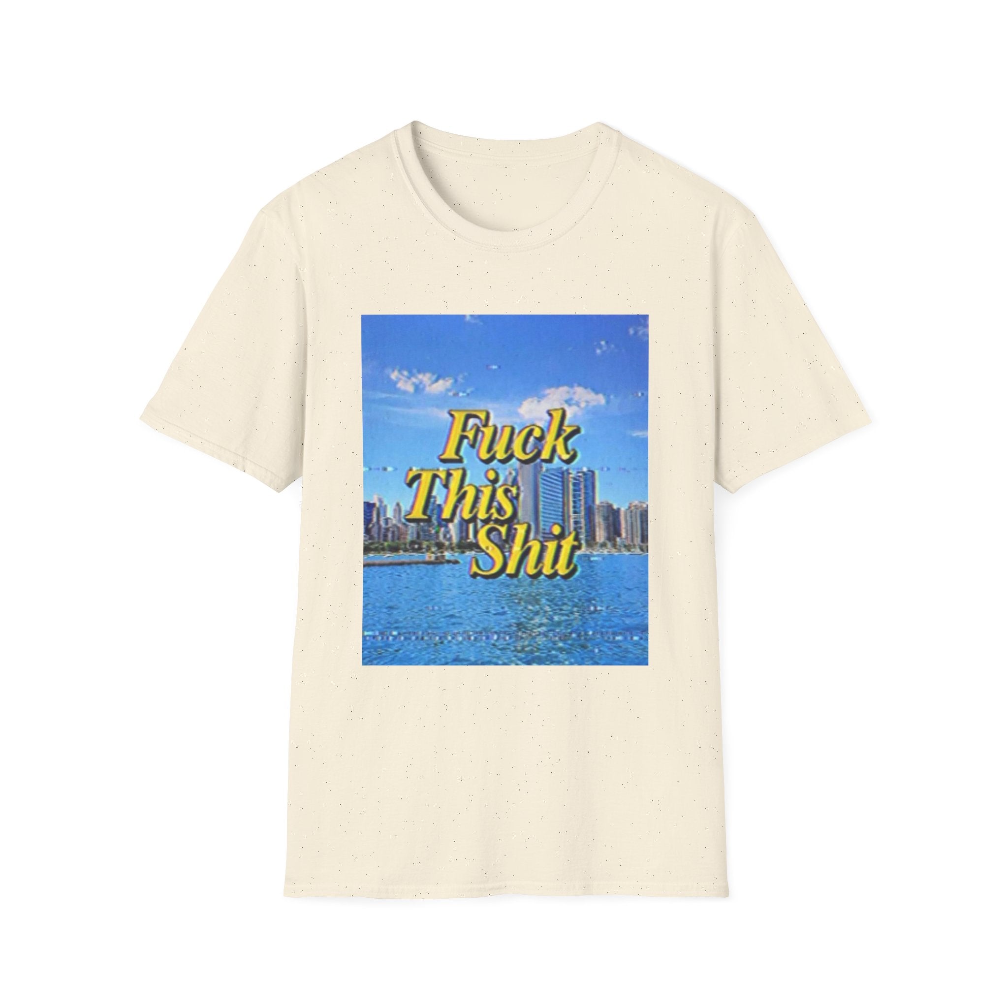 T‑Shirt — "Fuck This Shit" Retro Beach Graphic Tee