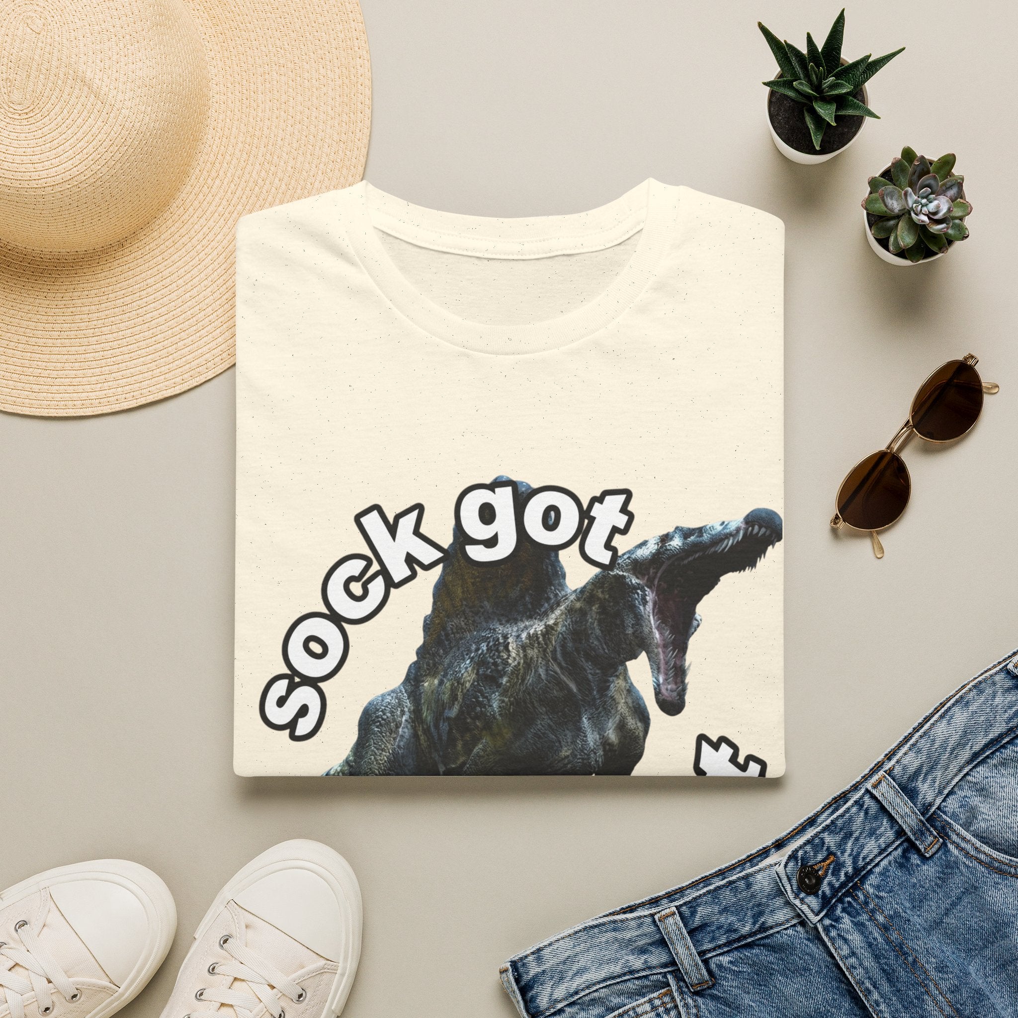 Sock Got Wet T-Shirt — Funny Wet Dog Graphic Tee