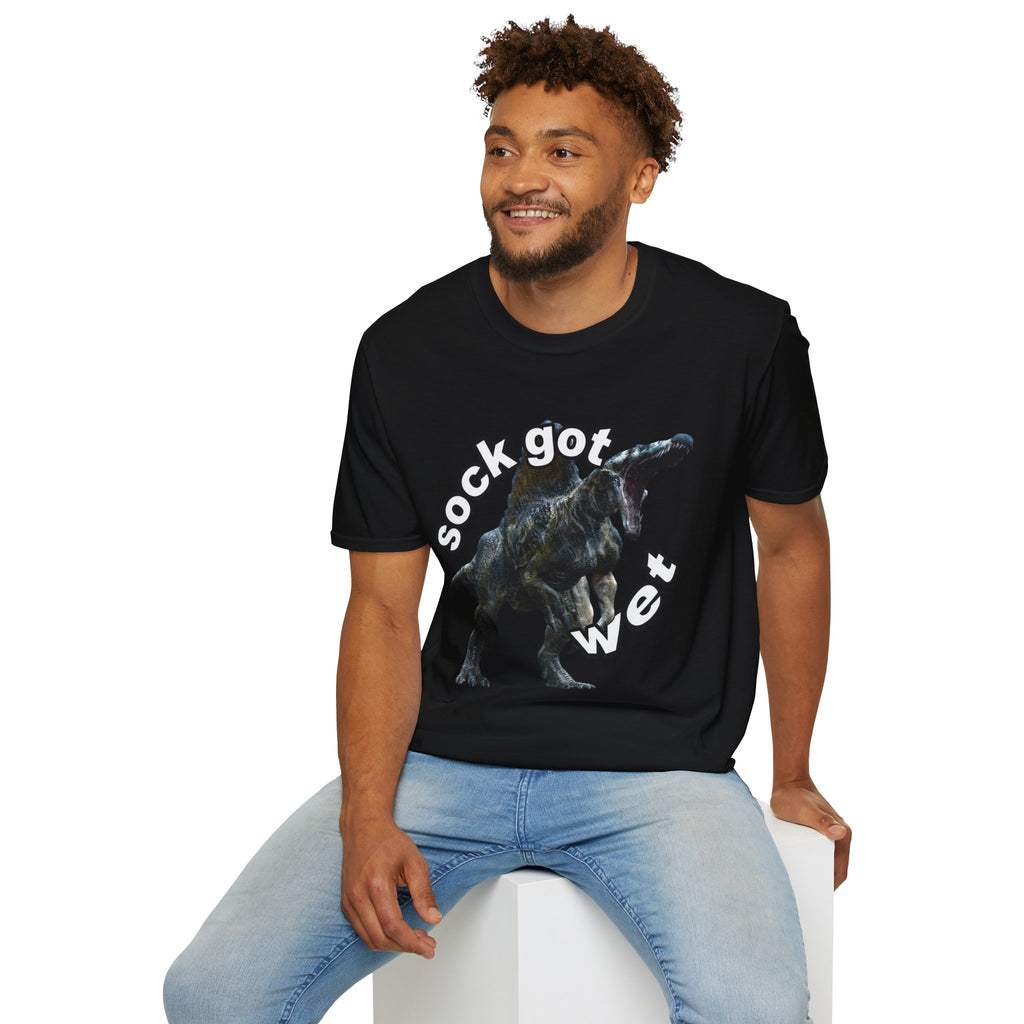 Sock Got Wet T-Shirt — Funny Wet Dog Graphic Tee