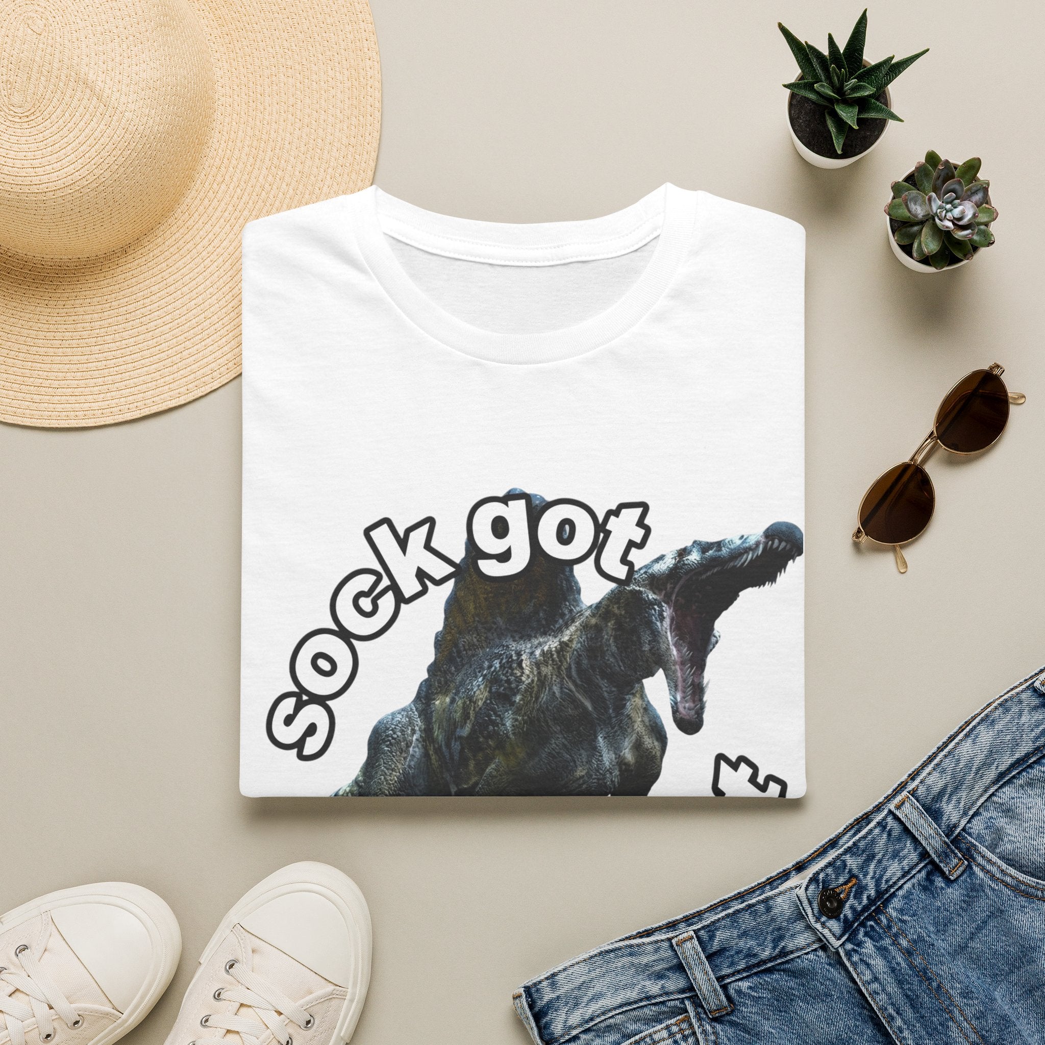Sock Got Wet T-Shirt — Funny Wet Dog Graphic Tee