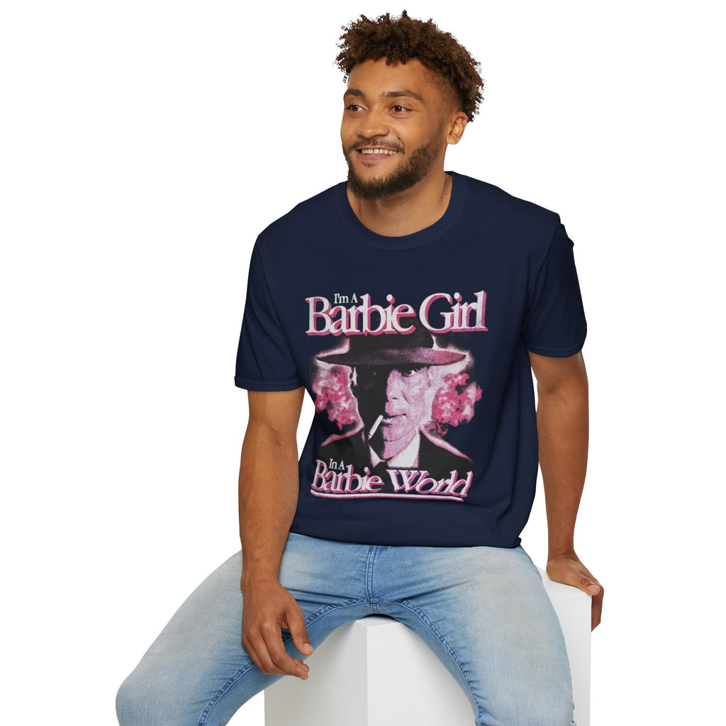 Barbie Girl Graphic T-Shirt — Retro Pink Vintage Pop Design