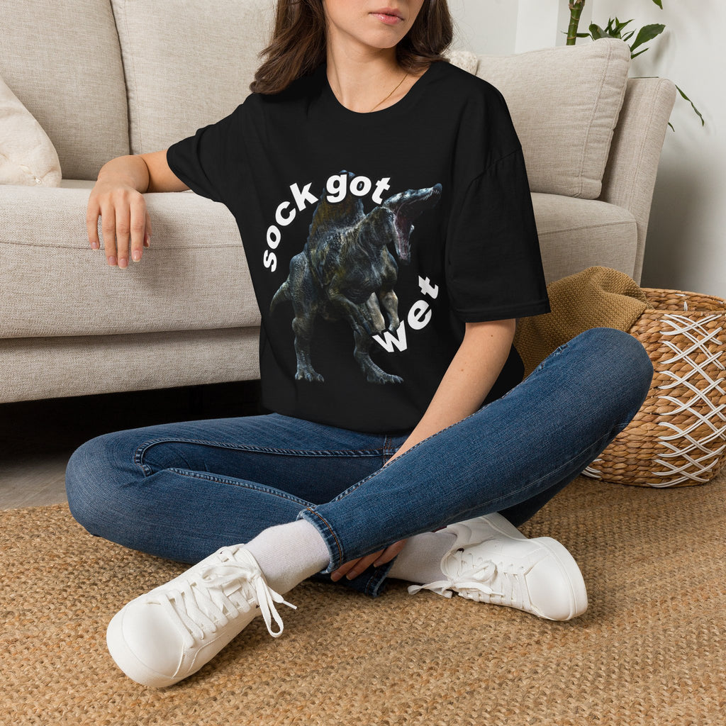 Sock Got Wet T-Shirt — Funny Wet Dog Graphic Tee