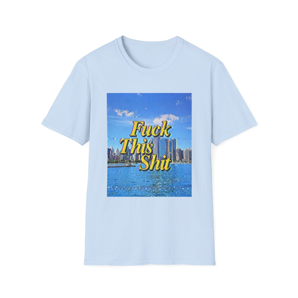 T‑Shirt — "Fuck This Shit" Retro Beach Graphic Tee
