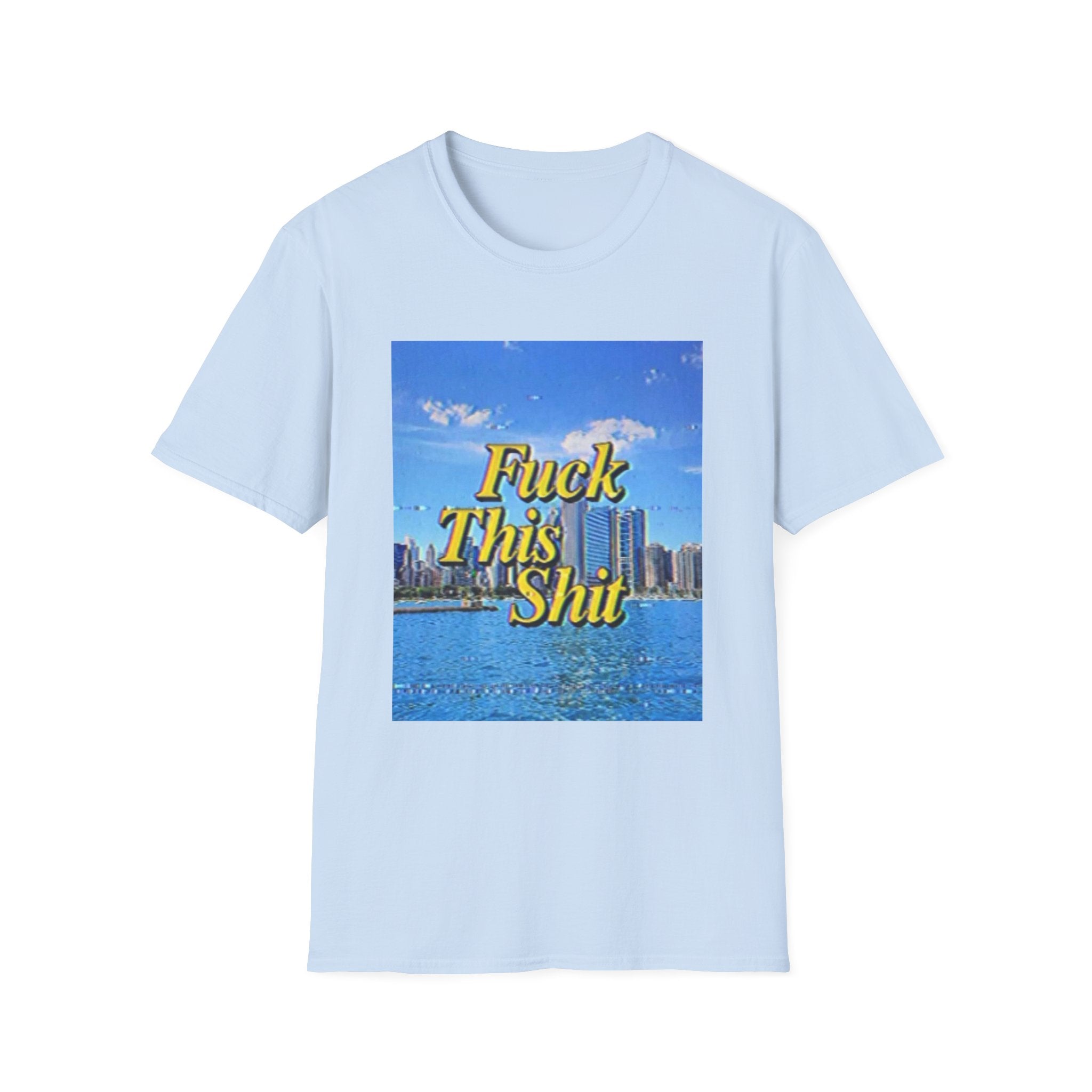 T‑Shirt — "Fuck This Shit" Retro Beach Graphic Tee