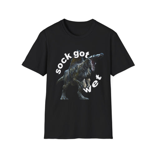 Sock Got Wet T-Shirt — Funny Wet Dog Graphic Tee