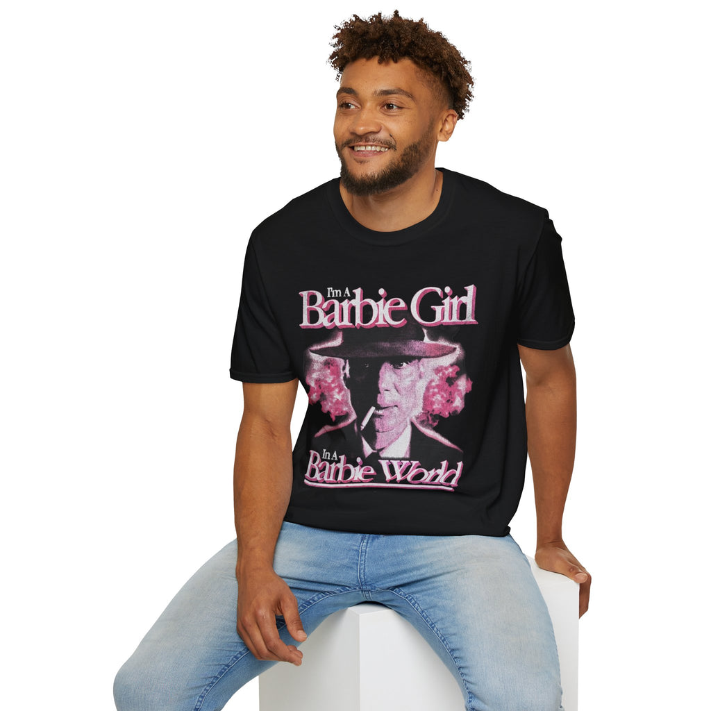 Barbie Girl Graphic T-Shirt — Retro Pink Vintage Pop Design
