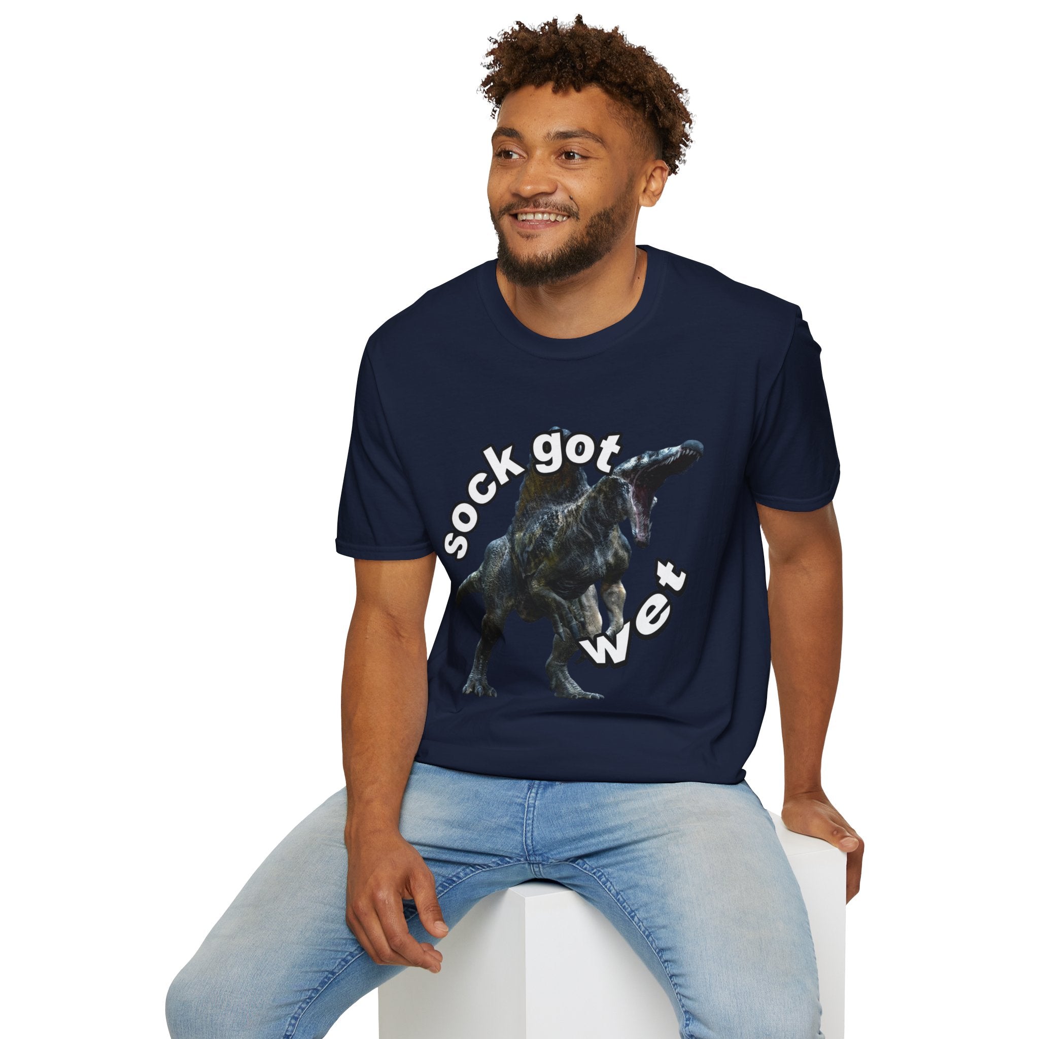Sock Got Wet T-Shirt — Funny Wet Dog Graphic Tee