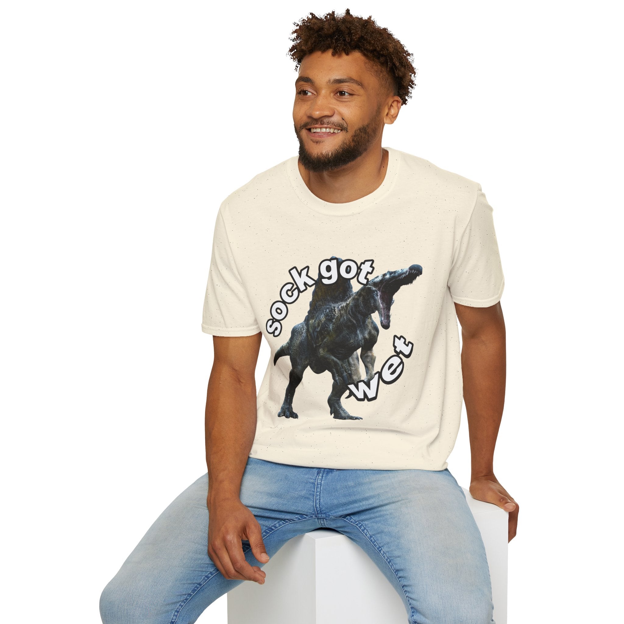 Sock Got Wet T-Shirt — Funny Wet Dog Graphic Tee