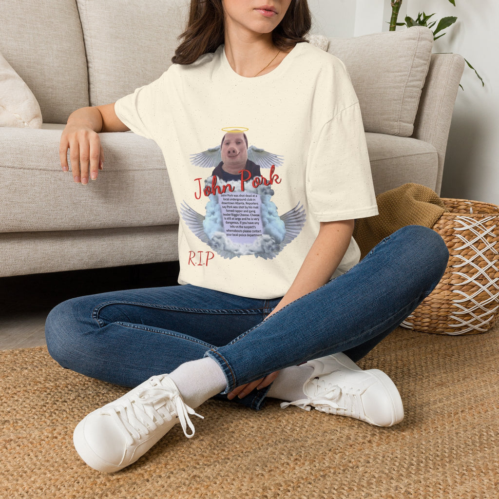 Memorial T-Shirt — "John Pork" Angel Tribute Tee