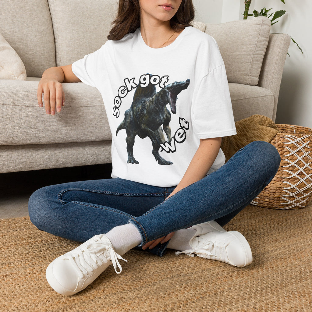 Sock Got Wet T-Shirt — Funny Wet Dog Graphic Tee