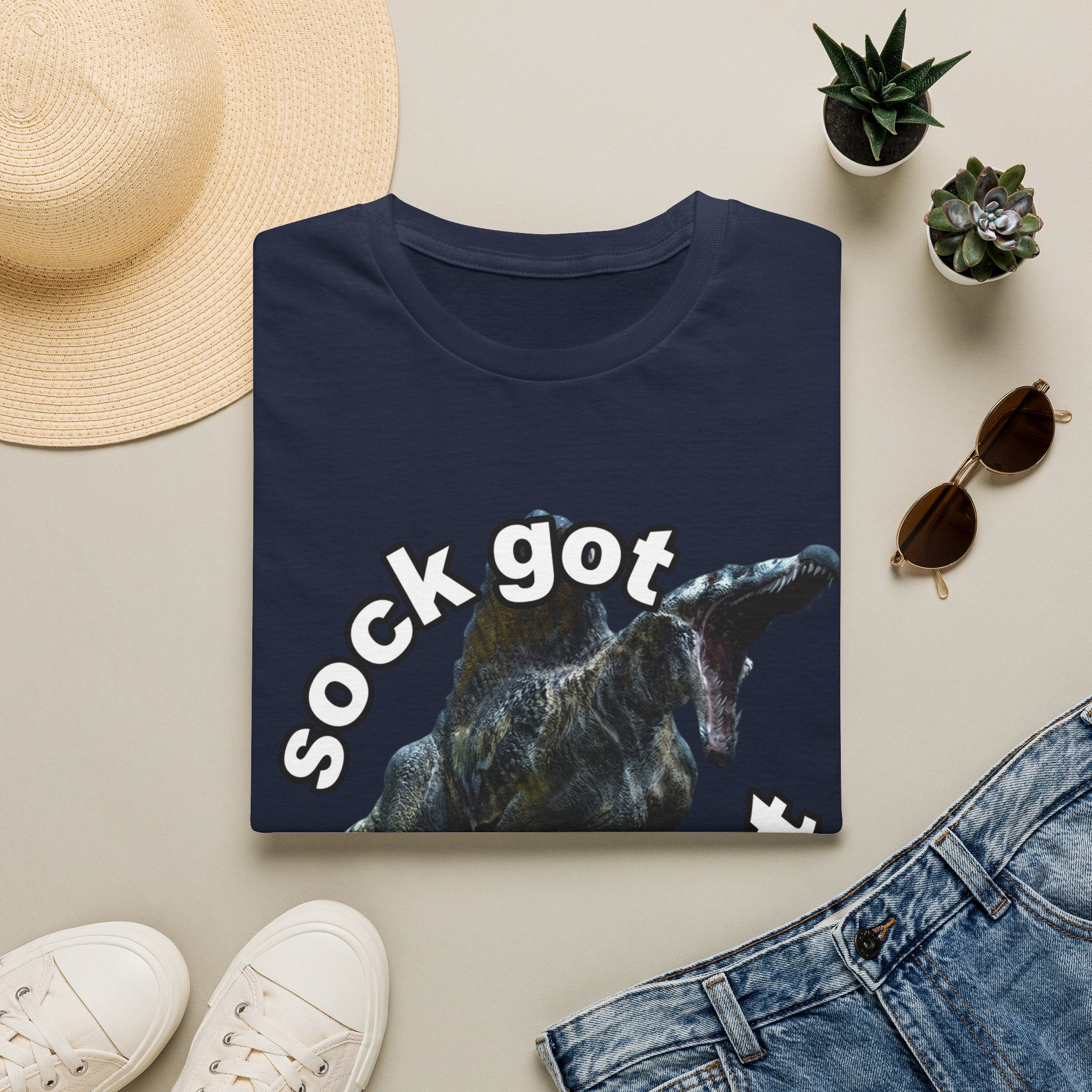 Sock Got Wet T-Shirt — Funny Wet Dog Graphic Tee