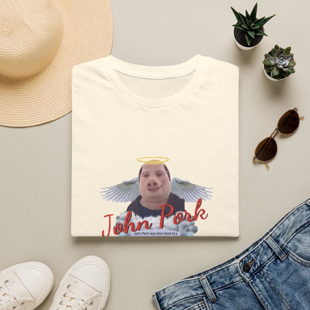 Memorial T-Shirt — "John Pork" Angel Tribute Tee