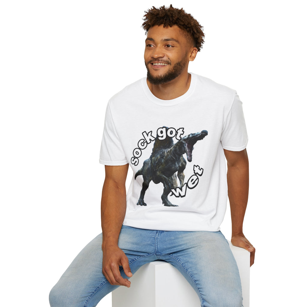 Sock Got Wet T-Shirt — Funny Wet Dog Graphic Tee