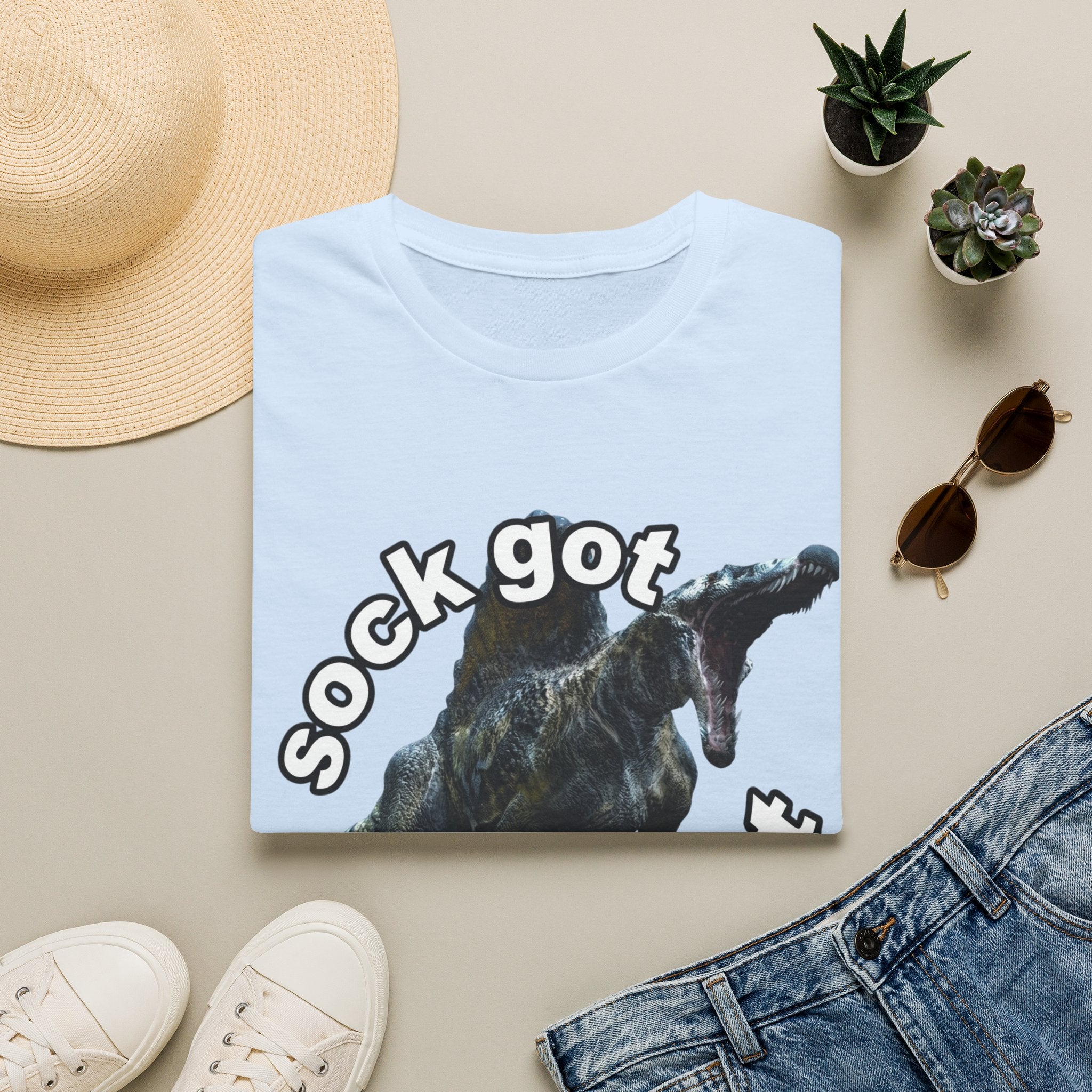 Sock Got Wet T-Shirt — Funny Wet Dog Graphic Tee