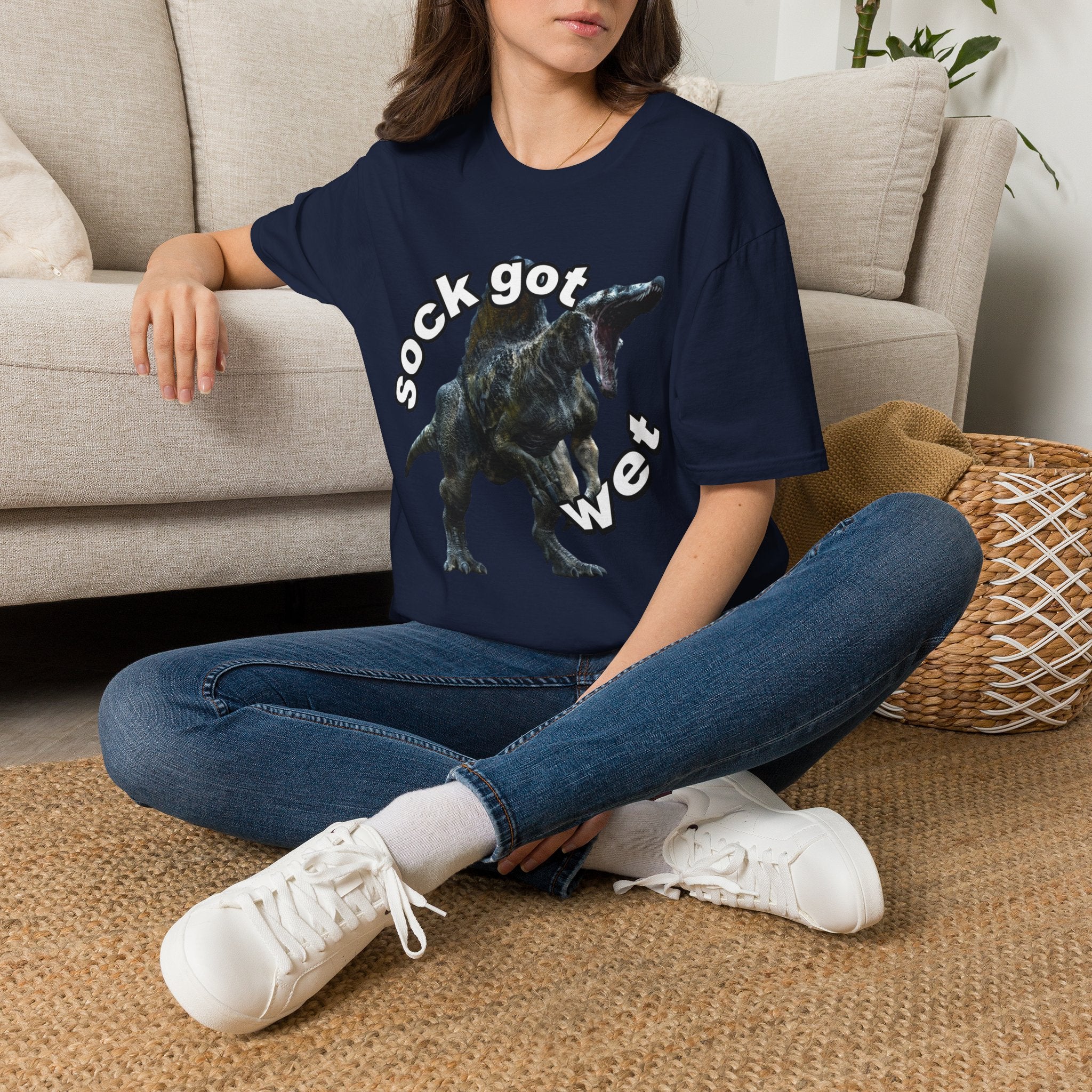 Sock Got Wet T-Shirt — Funny Wet Dog Graphic Tee