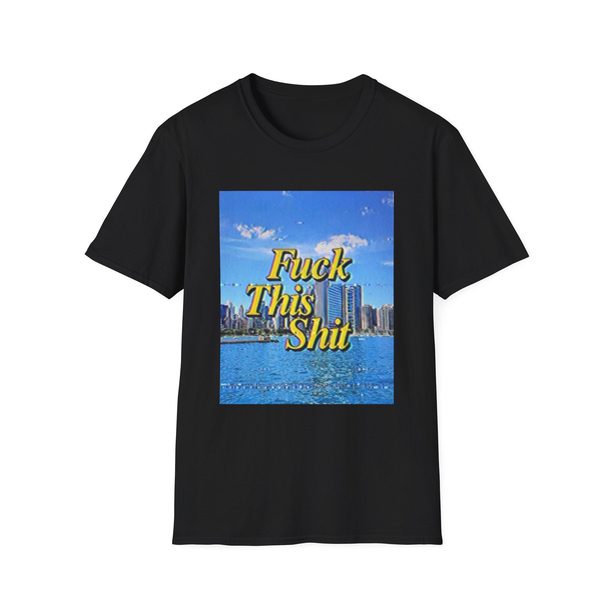 T‑Shirt — "Fuck This Shit" Retro Beach Graphic Tee