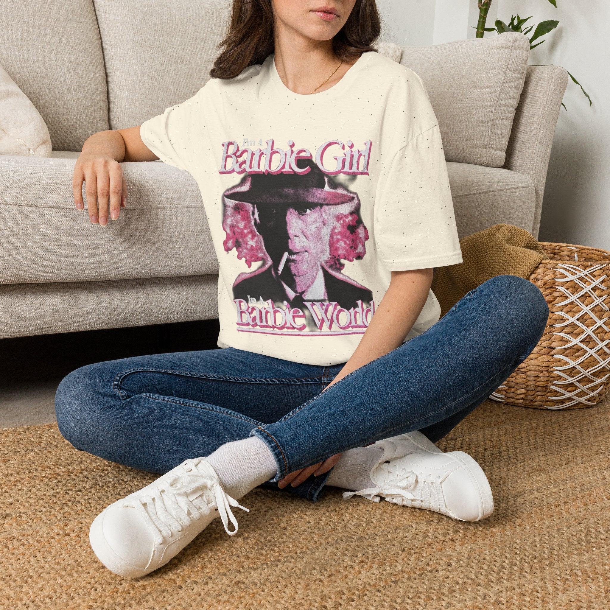 Barbie Girl Graphic T-Shirt — Retro Pink Vintage Pop Design