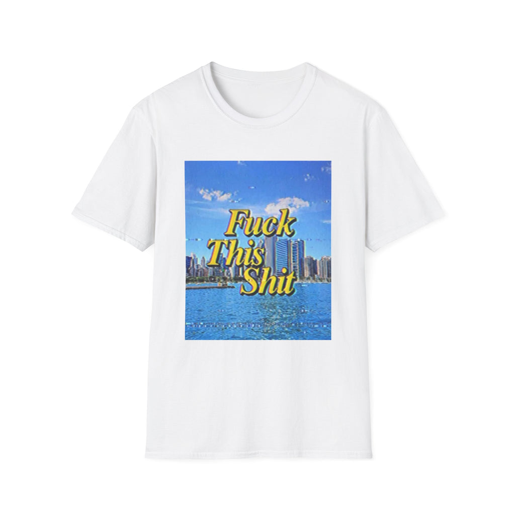 T‑Shirt — "Fuck This Shit" Retro Beach Graphic Tee
