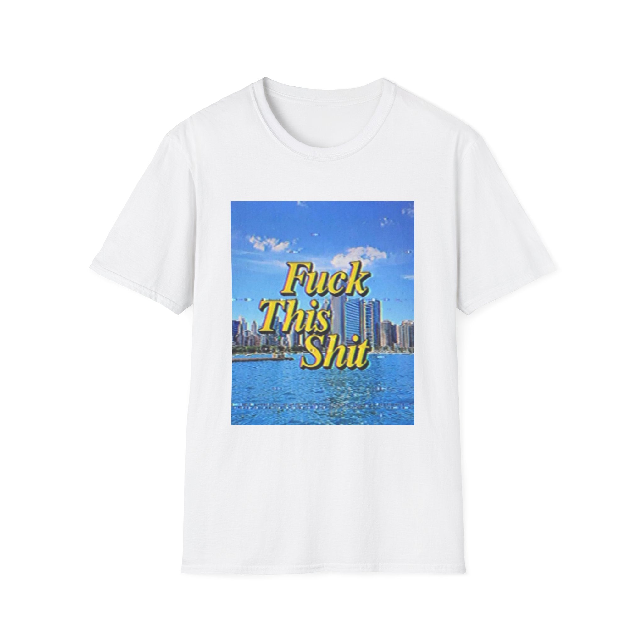 T‑Shirt — "Fuck This Shit" Retro Beach Graphic Tee