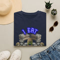 T-Shirt — 'I Eat Cement' Graphic Tee (Humorous Stonework / Masonry Design)